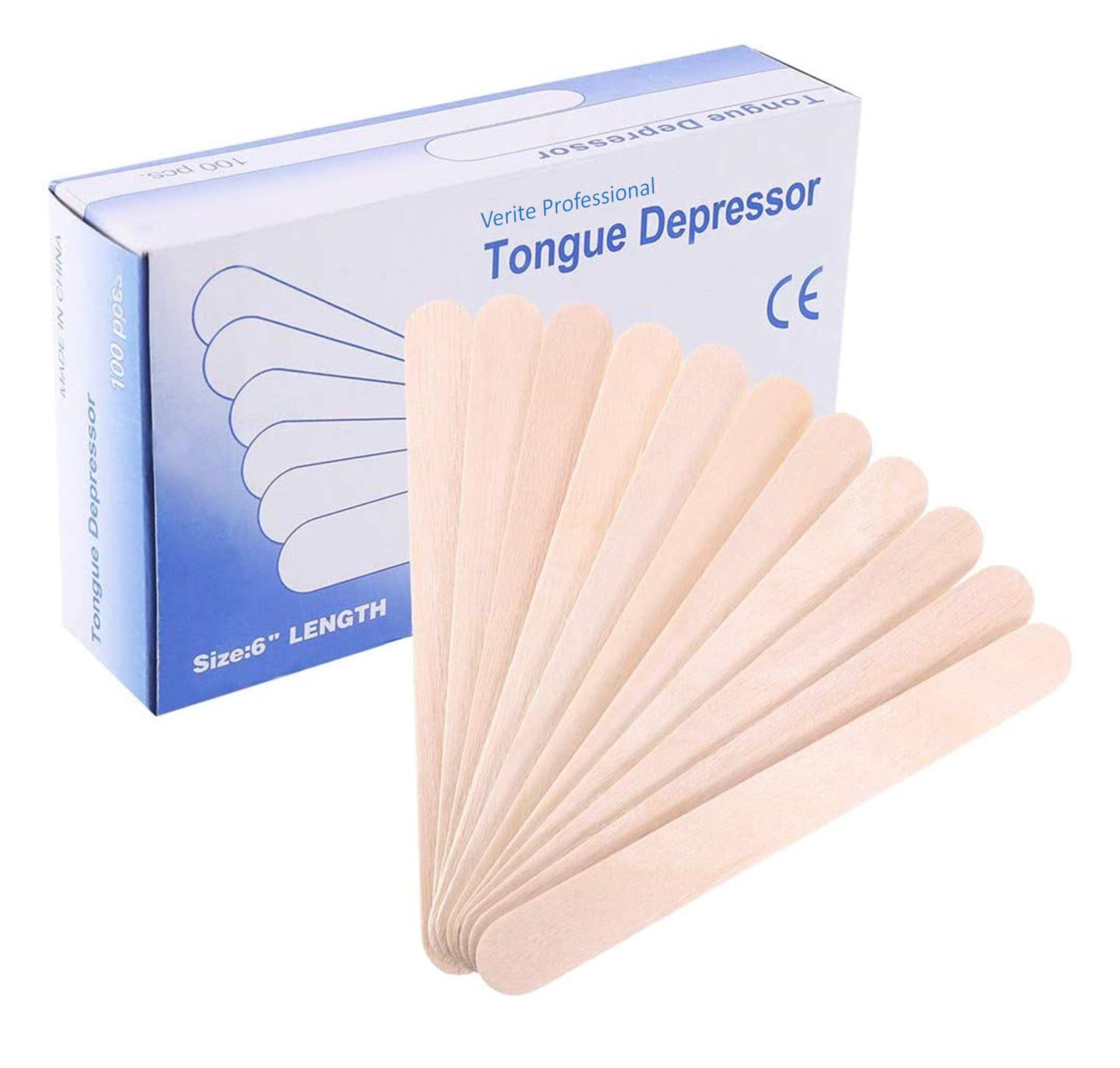 Verite Professional Hygiene Wooden Disposable Wax Knife/Spatulas/Applicators (Wooden-100pcs/per box) (B08TWQHGJX) Amazon Price History, Amazon Price Tracker
