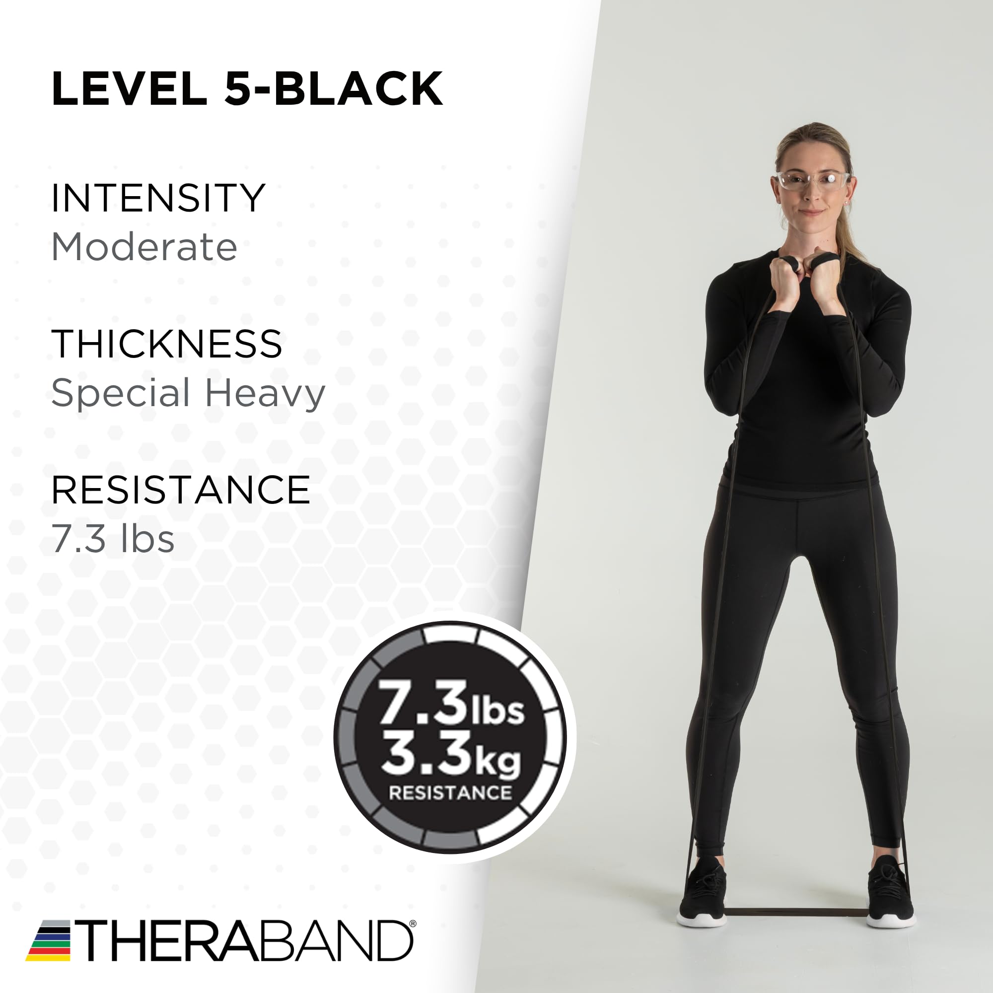THERA-BAND 5ft Resistance Exercise Band taśma lateksowa TheraBand