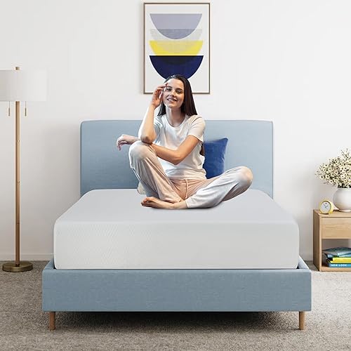 Miniatura 74 de CertiPUR-US - Colchón individual de espuma viscoelástica de gel de 5 pulgadas en una caja, colchón de cama cómodo transpirable de resorte de firmeza