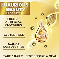 Vista 7 de Vitaminas para el cabello, la piel y las uñas, biotina, 5000 mcg por porción, apoyo extra fuerte para el crecimiento del cabello para mujeres