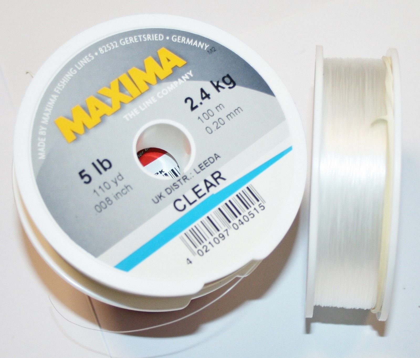 Leeda Maxima Clear Fishing Line 5lb 100 metres