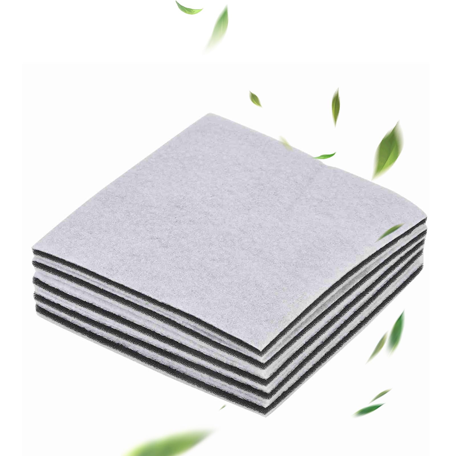 Filtros de motor universal, 5 piezas Filtro de Aspiradora, Aspiradora Filtro de pre-motor 150x150mm, Recambio para Aspiradora, se Puede Cortar | Blanco