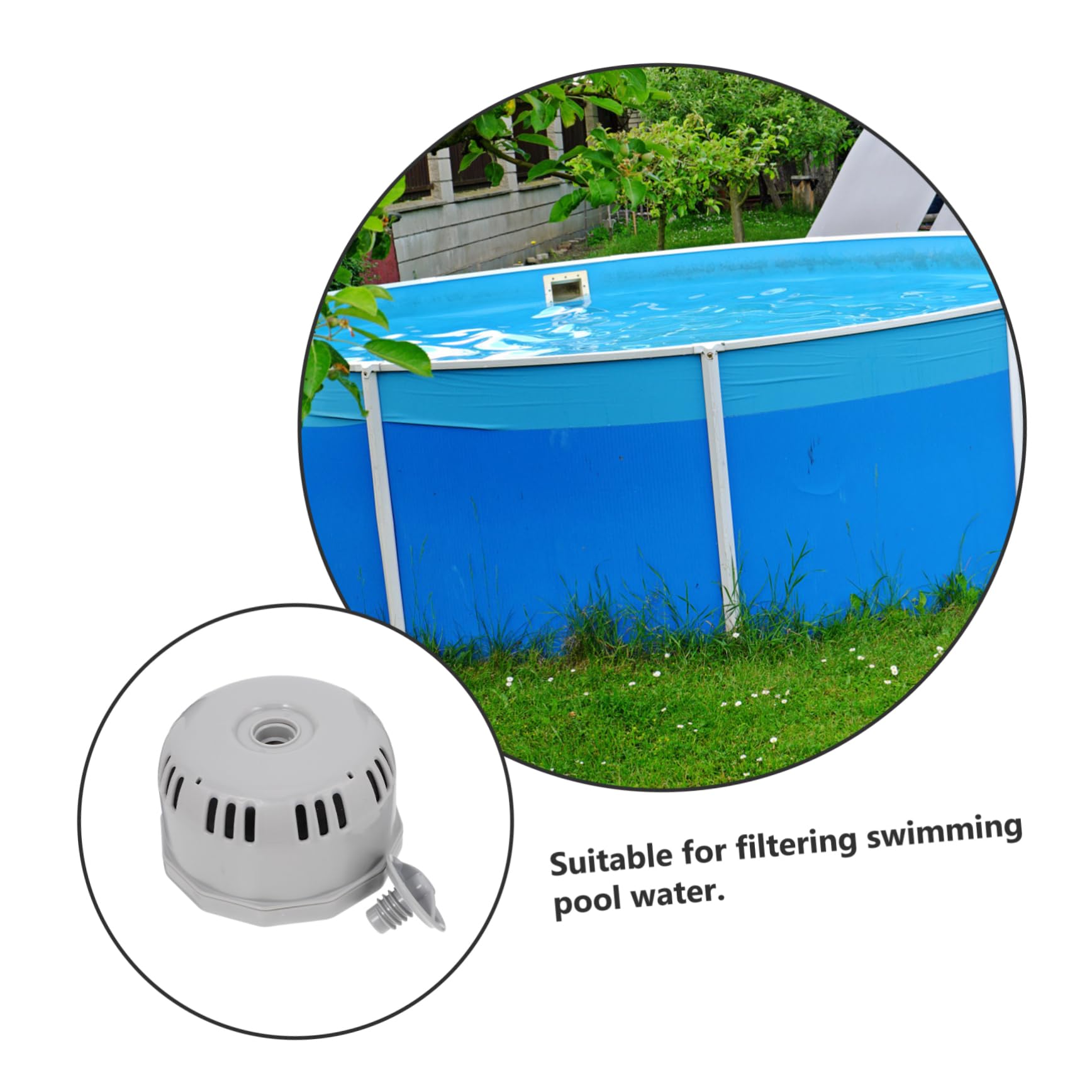 ORFOFE Soporte para Filtro de Bañera SPA Inflable Instalación Fácil y Material Abs para Piscina y Repuesto de Filtro de Piscina