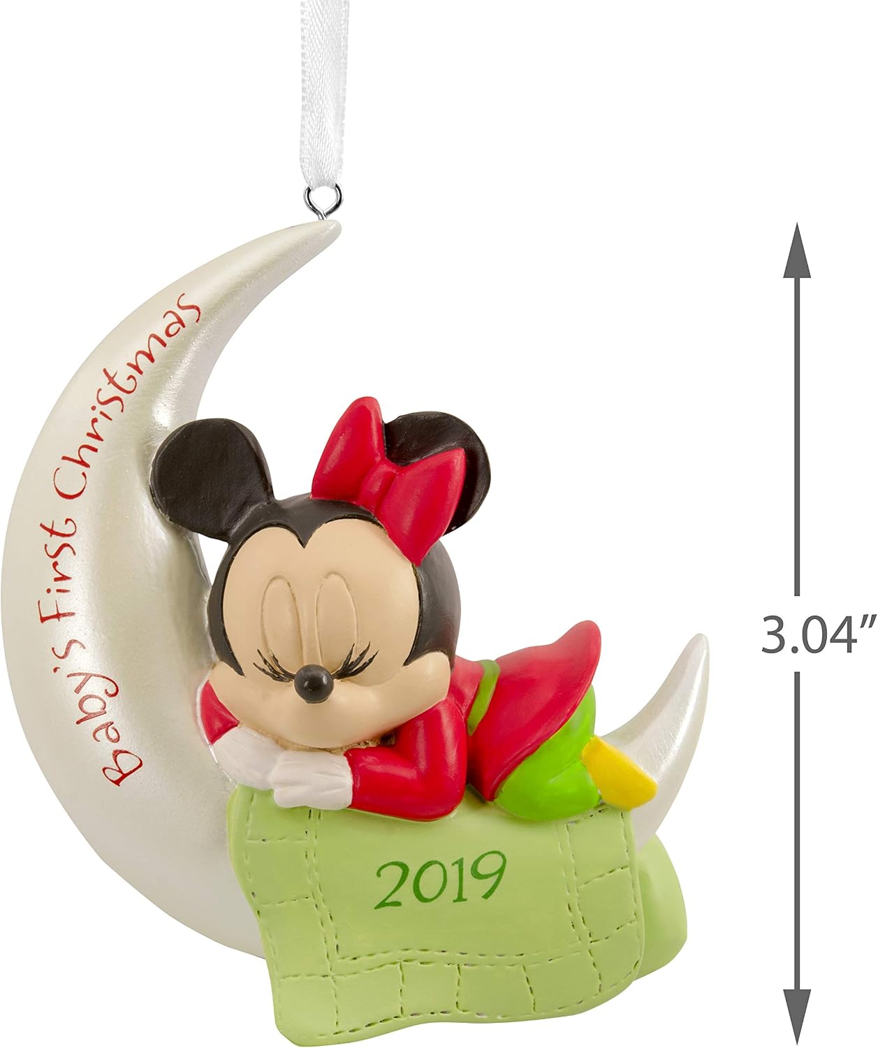 Hallmark Christmas Ornaments 2019 Year Dated, Disney Minnie Mouse Baby's First Christmas Ornament