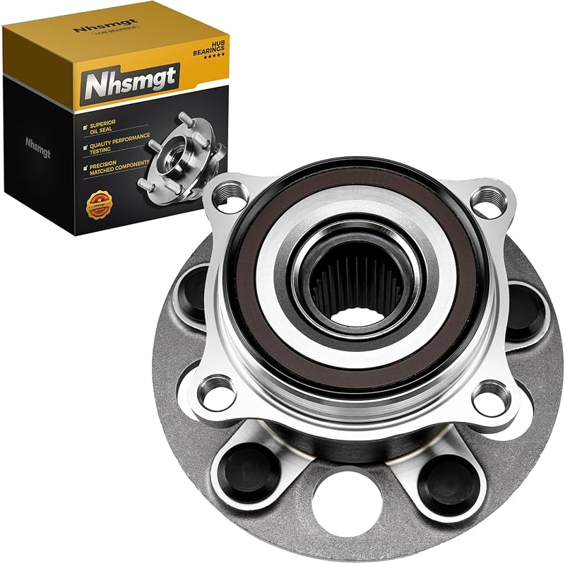Cubo e rolamento da roda traseira AWD Nhsmgt 512629 para Honda Passport, Pilot e Acura MDX – 1 unidade