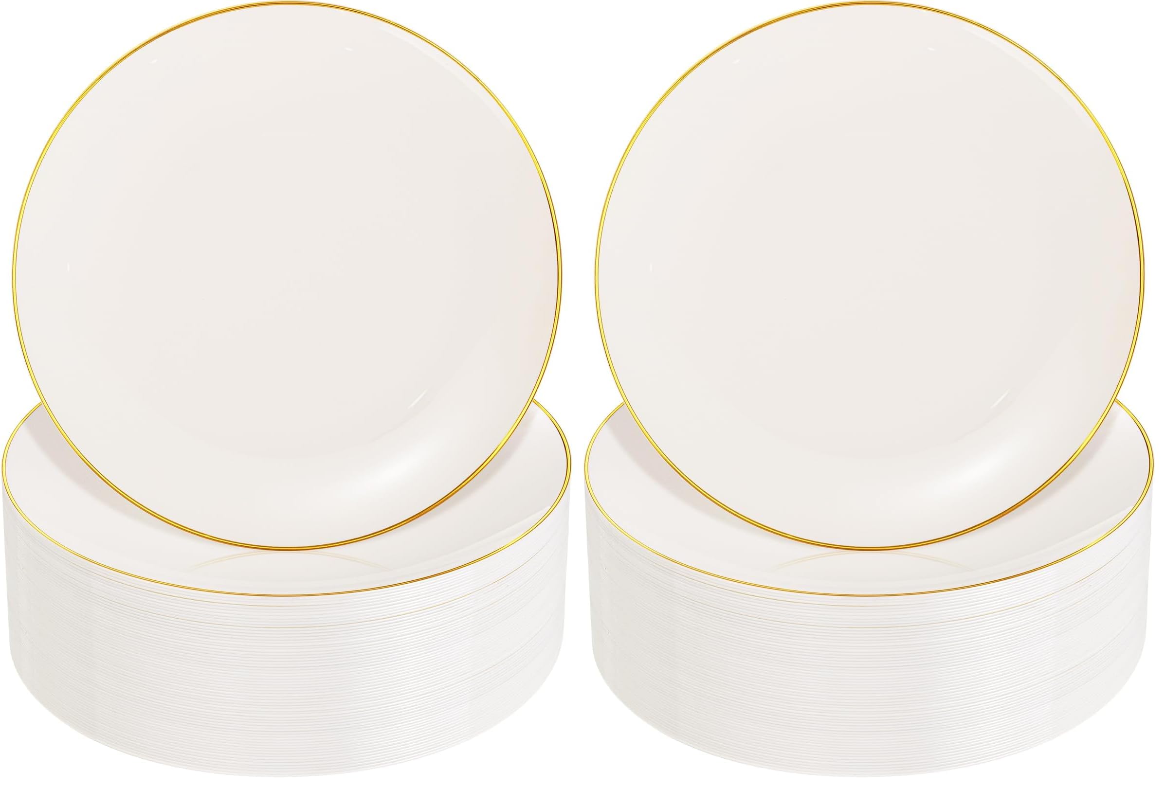 Gold Disposable Plates - 100 Pack -28