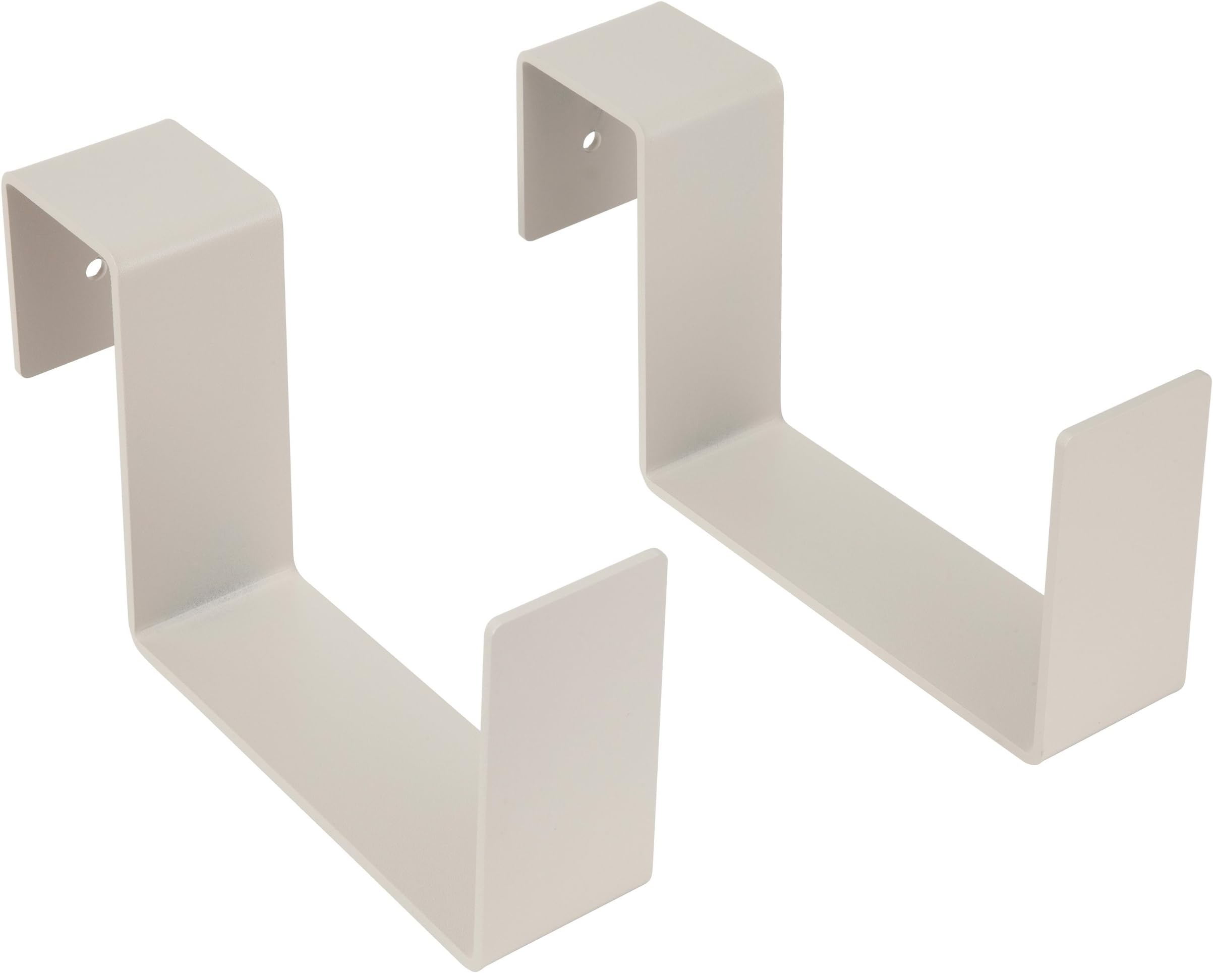 MIDE Products2-FBH Slip-on Flower Box Holders, Tan/Beige, Pair