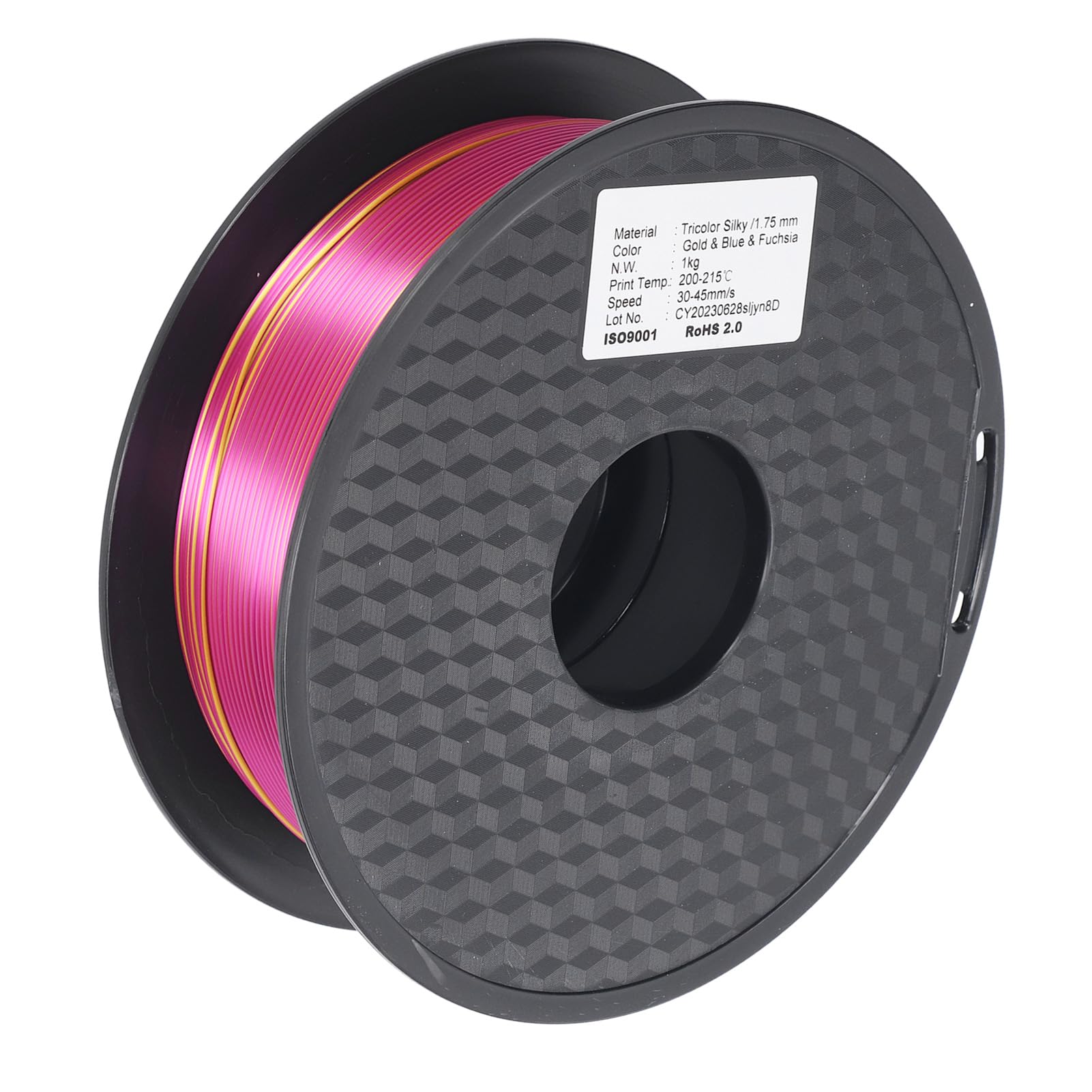Materiały Eksploatacyjne Do Drukarek 3d W Trzech Kolorach, Materiały Do ​​druku Wielokolorowego O Grubości 1,75 Mm, Drut O Wysokiej Wytrzymałości I Odporności Na Zatykanie
