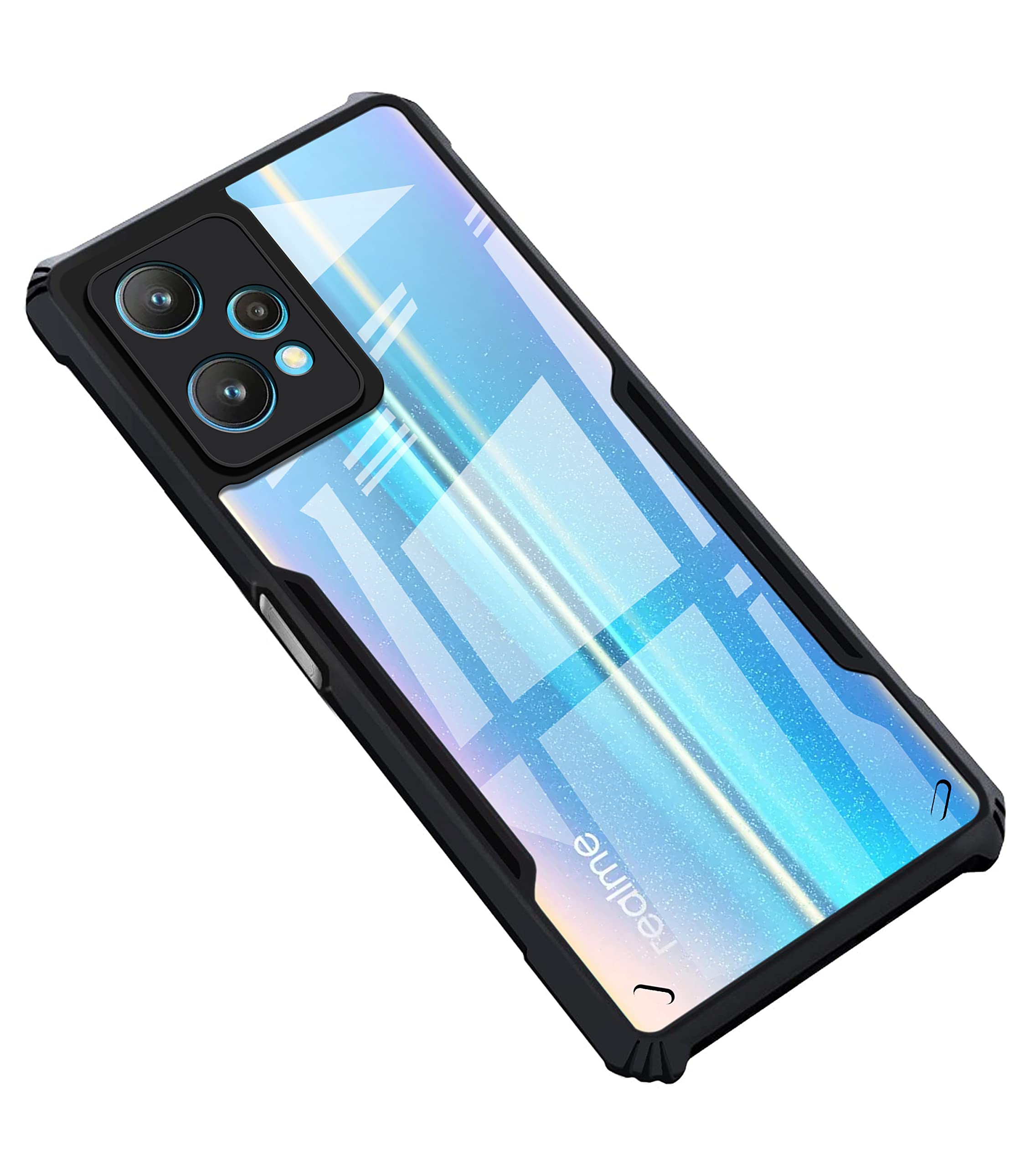 Amazon Brand - Solimo Back Case Cover for Realme 9 Pro 5G | Compatible for Realme 9 Pro 5G Back Case Cover | Clear Case for Realme 9 Pro 5G with Camera Protection | (TPU + PC | Matte Black) (B0BJKH48DP) Amazon Price History, Amazon Price Tracker