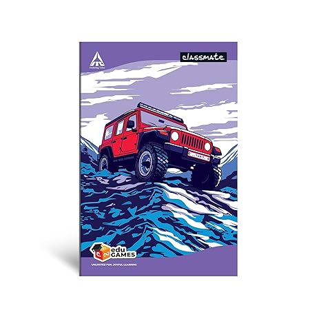 Classmate Long Book - Unruled, 172 Pages, 272 mm x 167 mm - Pack Of 3