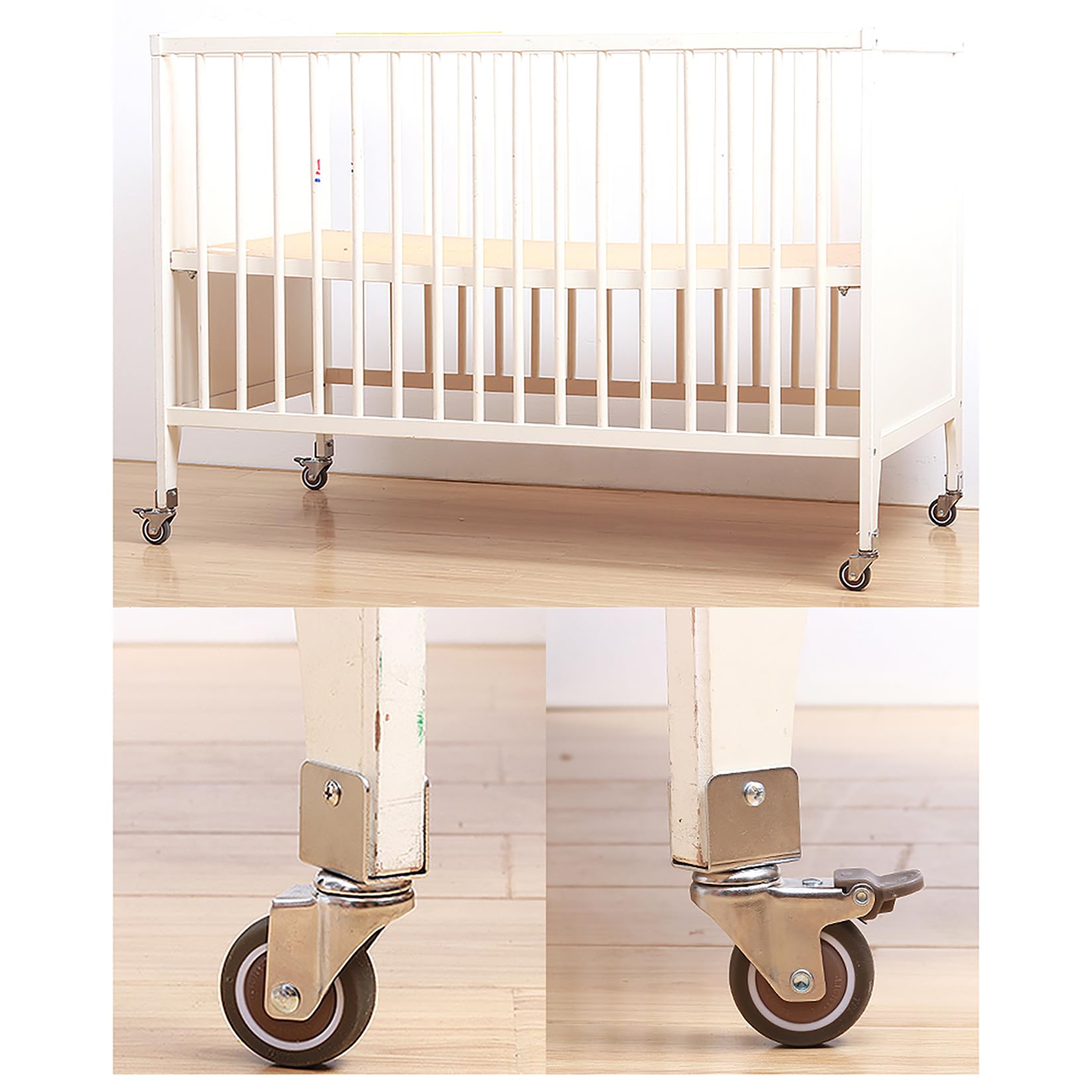 4 Pièces Roulettes Pivotantes Pour Meubles dont 2 avec Frein,roulement fluide Silencieux,pour Meubles, Transport, Table, Armoire(2 avec freins et 2 sans) (16mm)