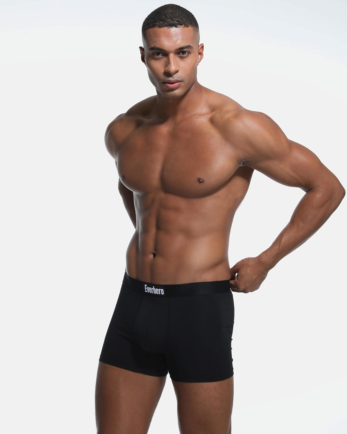 Men's Underwear Boxer Briefs 2Pack, Modal & Cotton Underwear with ComfortFlex Waistband, Moisture Wicking - Image 2