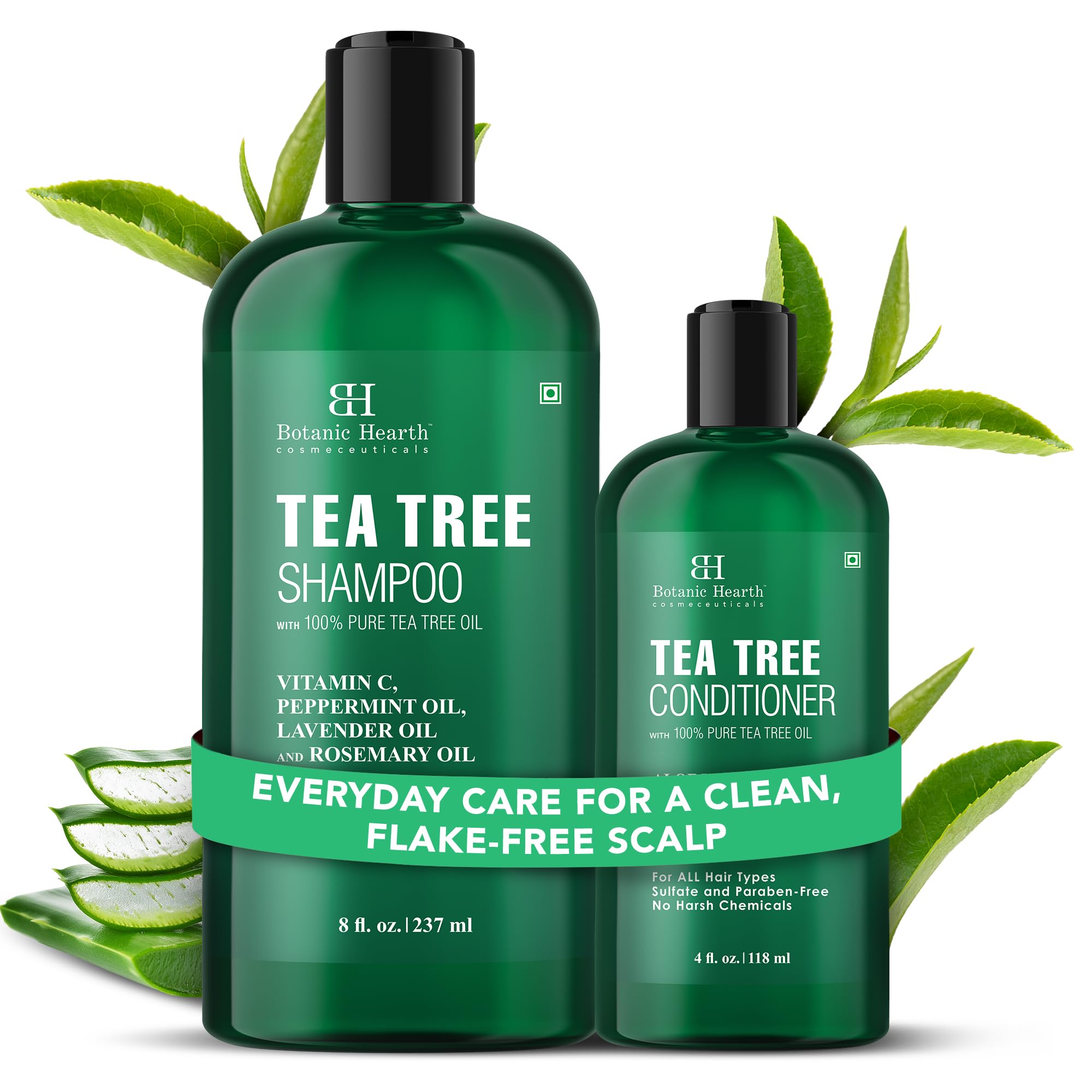 Botanic Hearth Tea Tree Shampoo and Conditioner for Scalp Care