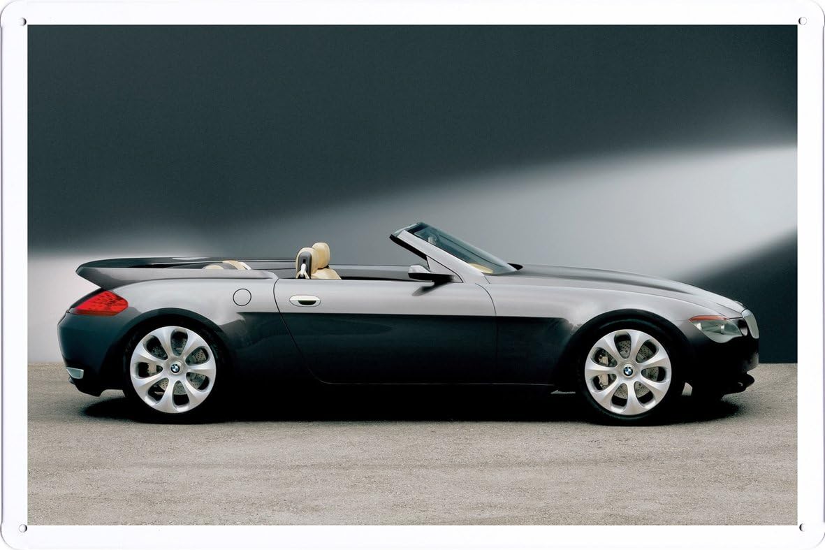 Tin Sign Metal Plate Poster of 1999 Bmw Z9 Cabriolet Side 2030cm by PBN