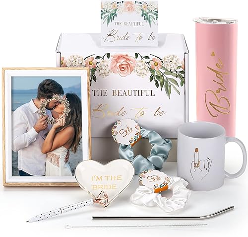 Caja de regalo de 8 piezas para novia, regalos de despedida de soltera, regalos de boda para novia, regalos de despedida de soltera, regalos de