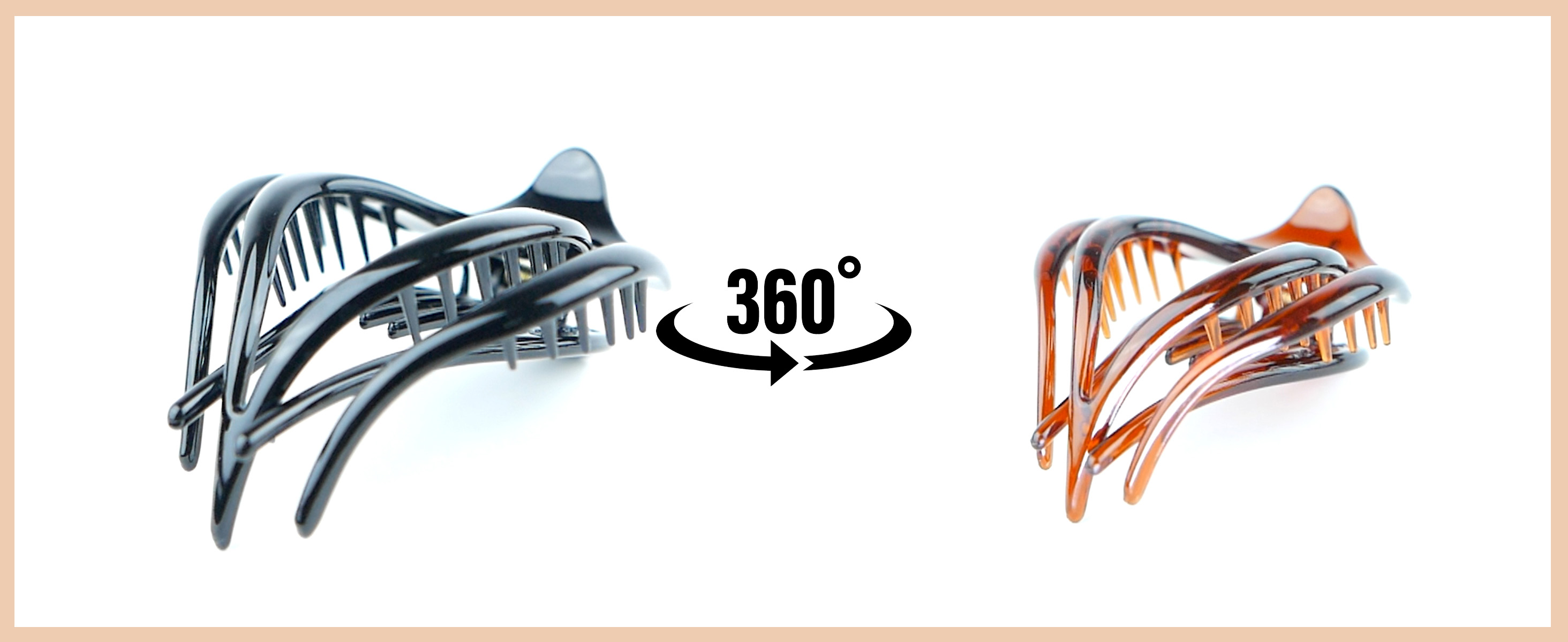 CHANDAT Flache Haarspangen 6er Set – Transparent & Farbig, Für Dickes & Dünnes Haar
