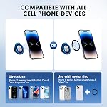 Support de téléphone de tableau de bord magnétique pour Honda Civic 2022-2026 360° Support de téléphone de voiture rotative avec des lunettes de soleil Support de cellulaire pour les accessoires civiques 7/9 pouce écran (2 Options de montage)
