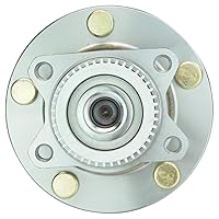 Vista 567 de TRQ Juego de 2 rodamientos de rueda trasera y conjunto de cubo con sensor ABS compatible con Ford Transit Connect 2014-2018