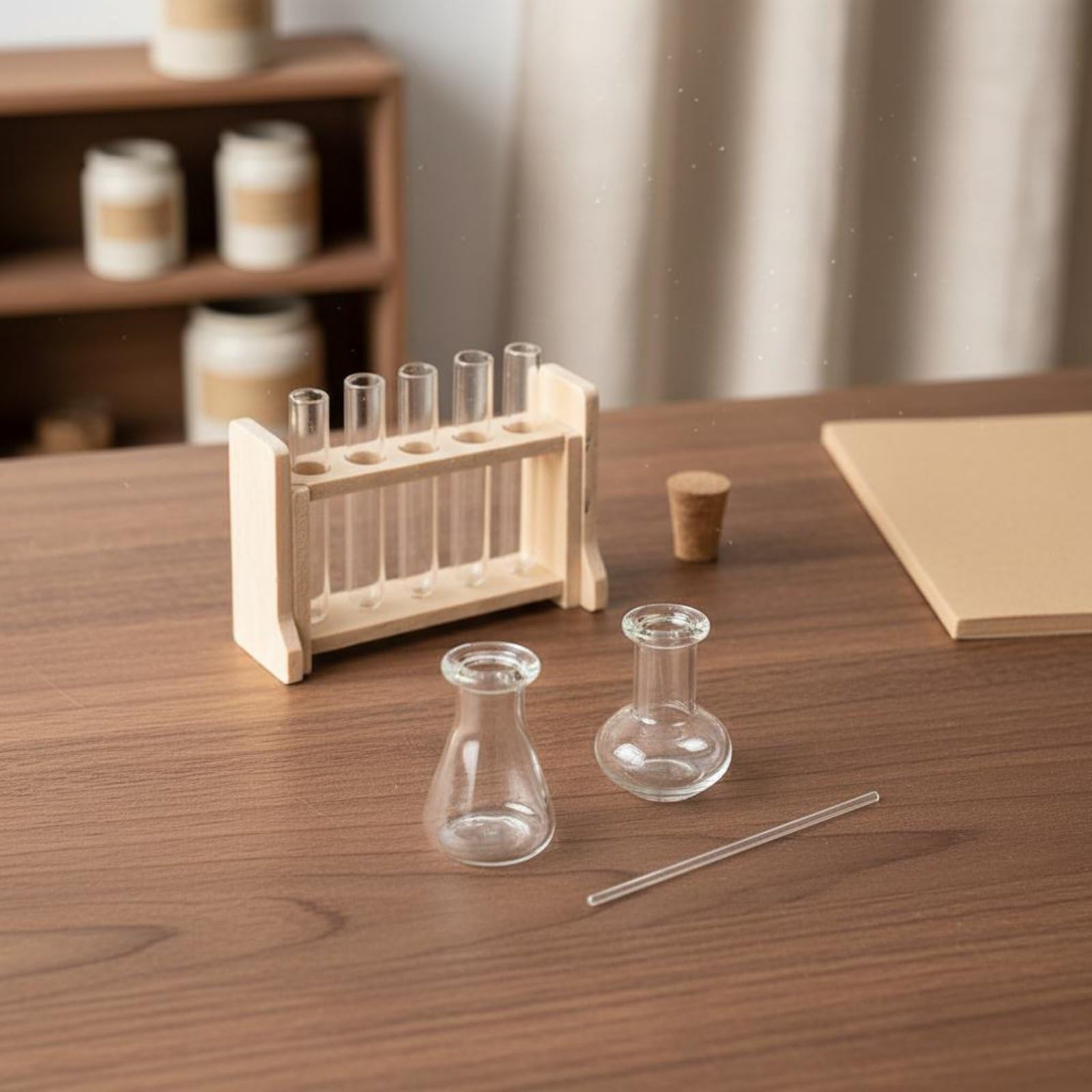 Amazon.co.jp: predolo ミニチュア試験管セット 精巧な作り ドール