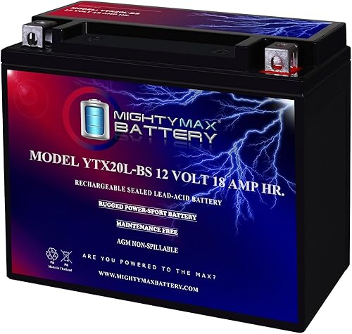 Mighty Max Battery La batería YTX20L-BS reemplaza a Kawasaki Jet Ski 900 JT750 STS STX 97-05