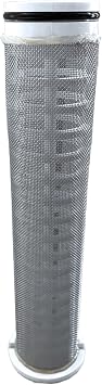 KleenWater KWSStop Stainless Steel Replacement Screen, 1 7/8 inch W x 10 inch L, Compatible with Rusco, Vu-Flow, KleenWater and Campbell Spin Down Filters with 2" Inlet/Outlet 100 Mesh