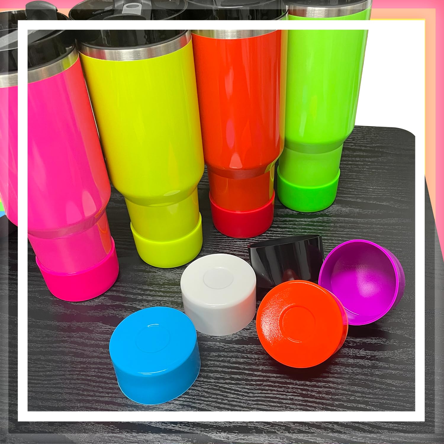 Amazon.com : WORBSS Neon Silicone Boot Accessories for Stanley Cup