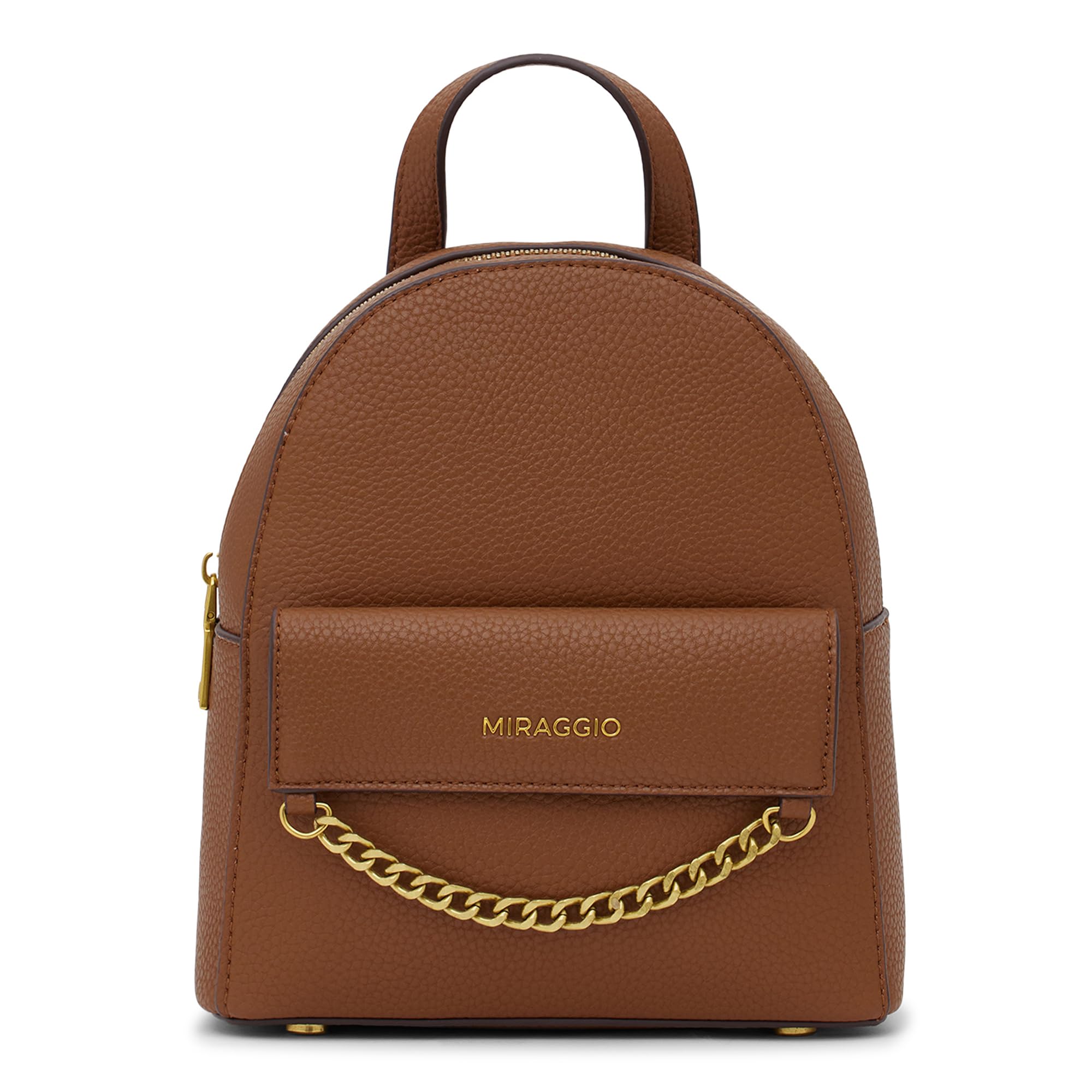 Ivy Textured Backpack for Women (Brown)-image-30