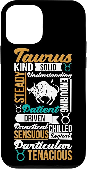 iPhone 12 mini Taurus Merchandise Season Zodiac Sign Astrographic Birthday Case