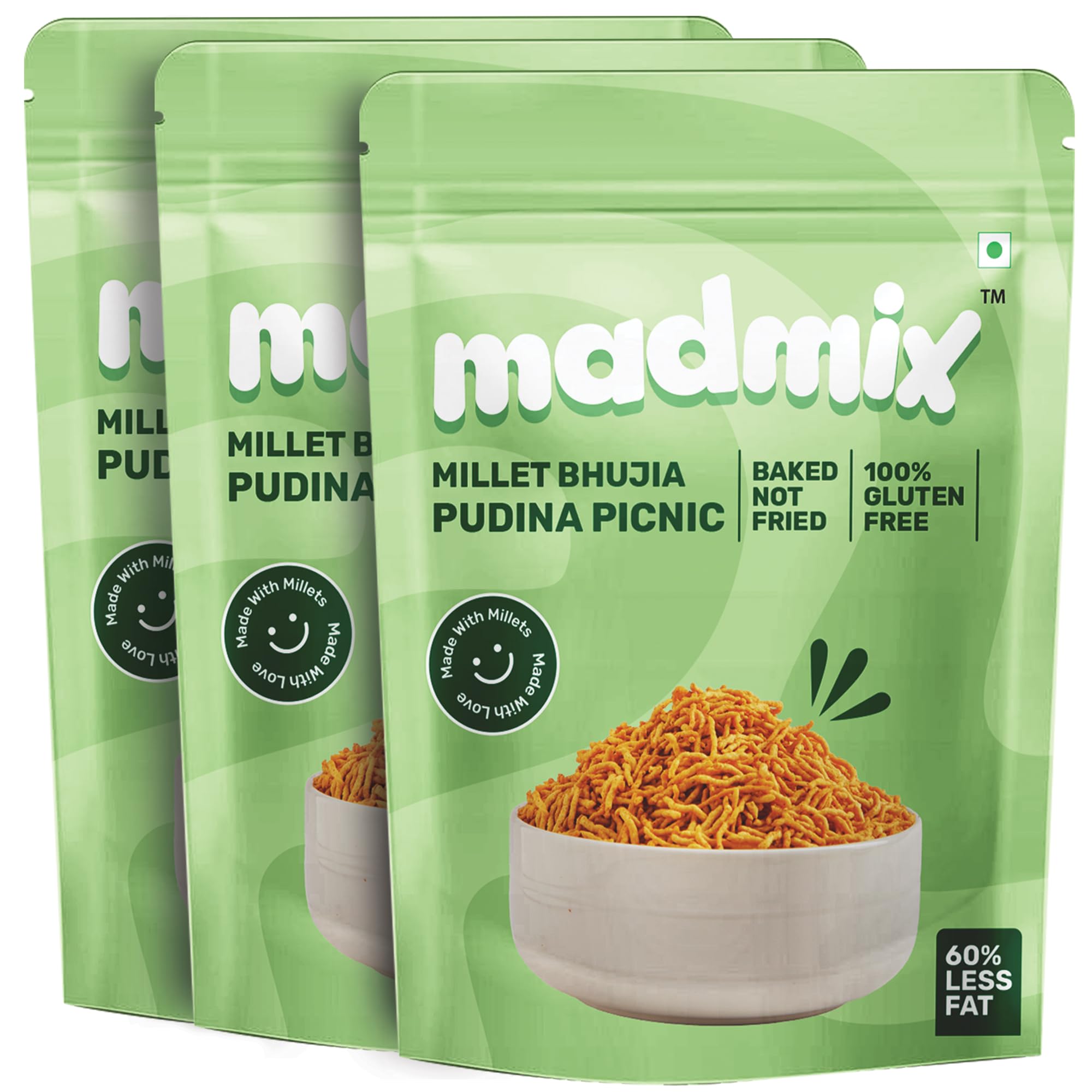 See full amazon price history chart for Madmix Baked Bhujia- Pudina Picnic | Jowar Millet Bhujiya | High Protein Vegan Snack | No Preservatives, Palm oil, Trans Fat | Healthy Snacks for Kids School Tiffin | Diabetic Snacks | Pack of 3 (125g X 3) Madmix Baked Bhujia- Pudina Picnic | Jowar Millet Bhujiya | High Protein Vegan Snack | No Preservatives, Palm oil, Trans Fat | Healthy Snacks for Kids School Tiffin | Diabetic Snacks | Pack of 3 (125g X 3) (B0D8BRQJ8R) Amazon Price History, Amazon Price Tracker