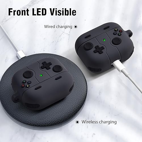 Miniatura 5 de KOREDA Funda compatible con AirPods 3 2021 de 3 generación, funda de diseño de jugador de juegos para AirPod 3, divertida funda protectora de