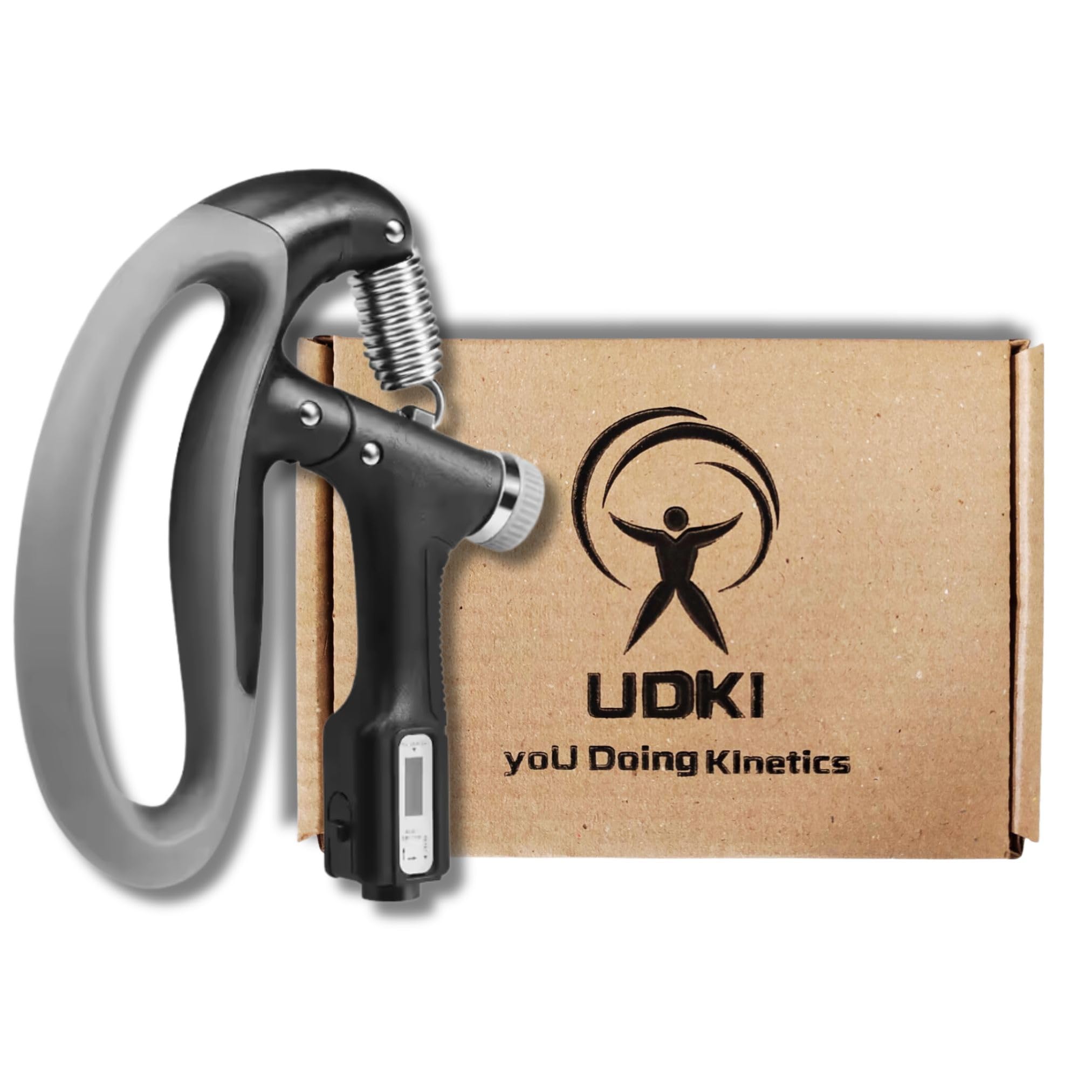 Torque Hand Grip Strengthener | 10-100kg Adjustable Resistance (U-Shaped), with Counter & Non-Slip Gripper | Forearm Exerciser for Muscle Building, Injury Recovery & Arm Strengthening