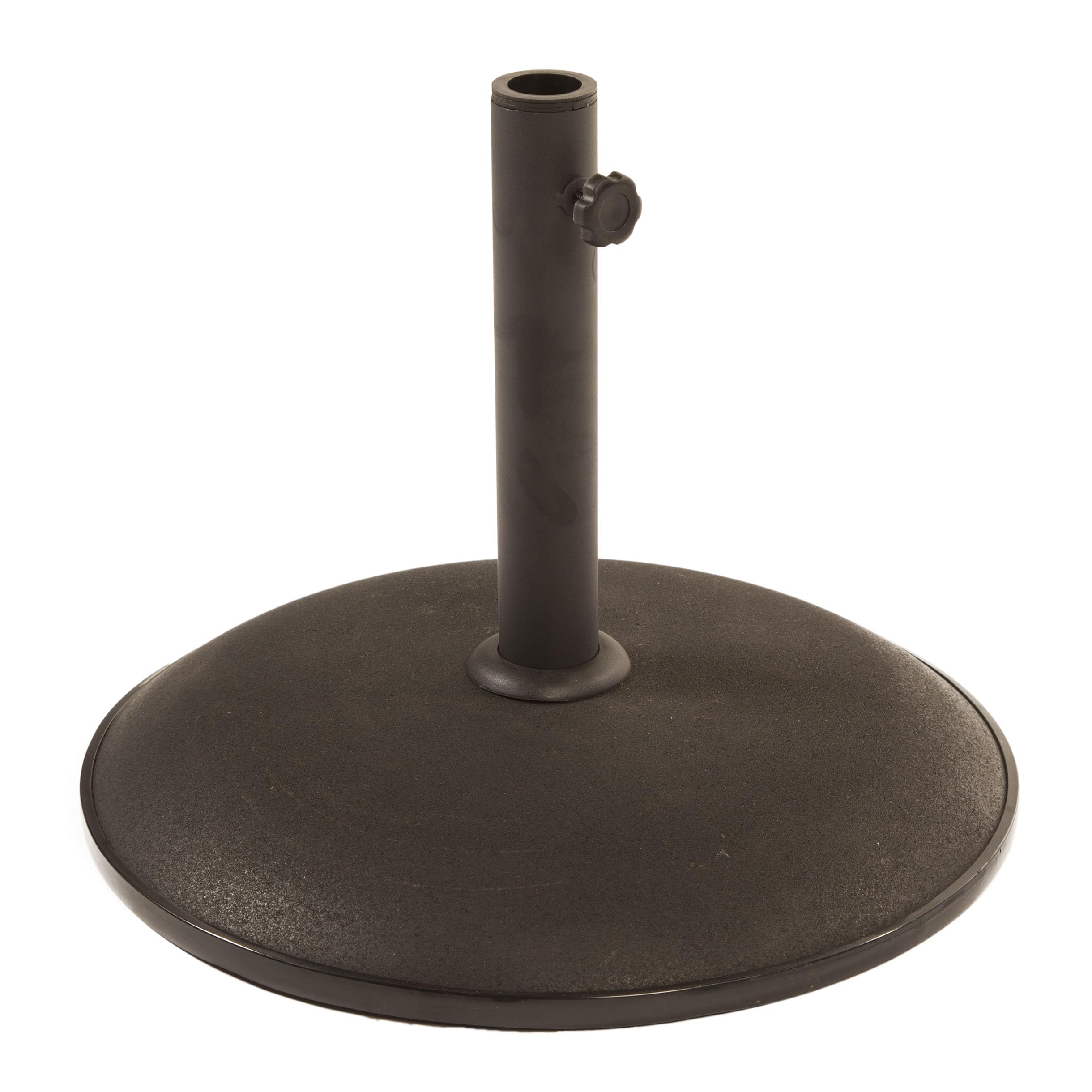 Brackenstyle Black 15Kg Concrete Parasol Base - Concrete Anchor For Parasols And Garden Umbrellas Commercial Domestic Patio Use