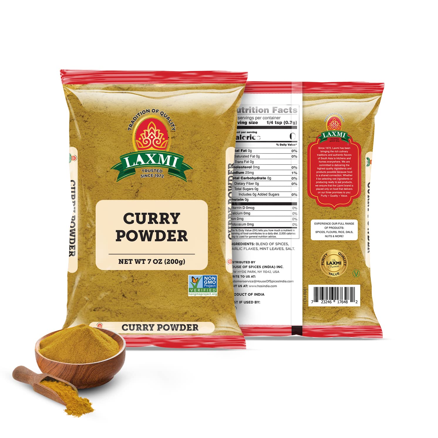 Laxmi Curry Powder 200gm (7oz) Curry powder seasoning