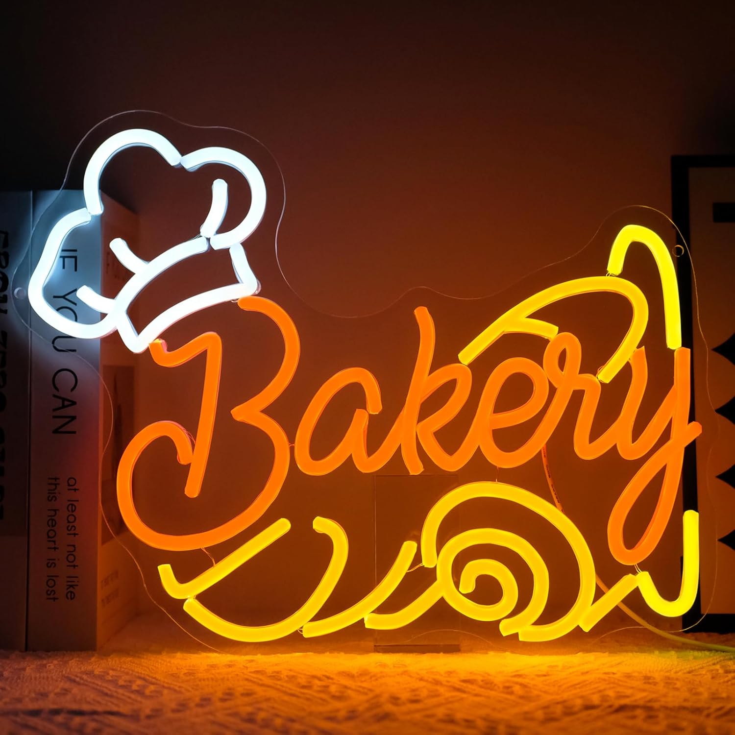 Bakery Neon Sign for Business Decor Dimmable Cake Led Lights Signs Bread Neon Light for Room Decor Dessert Food Shop Kitchen Coffee Bar Cafe Birthday Party Decoration Gifts