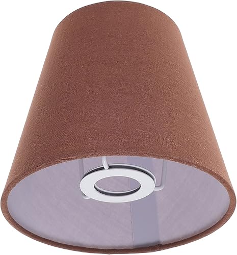 Miniatura 3 de Uonlytech Pantalla de araña retro lámpara de mesa colgante E14 bombilla con clip en la lámpara de la lámpara pantallas clip en la lámpara de la