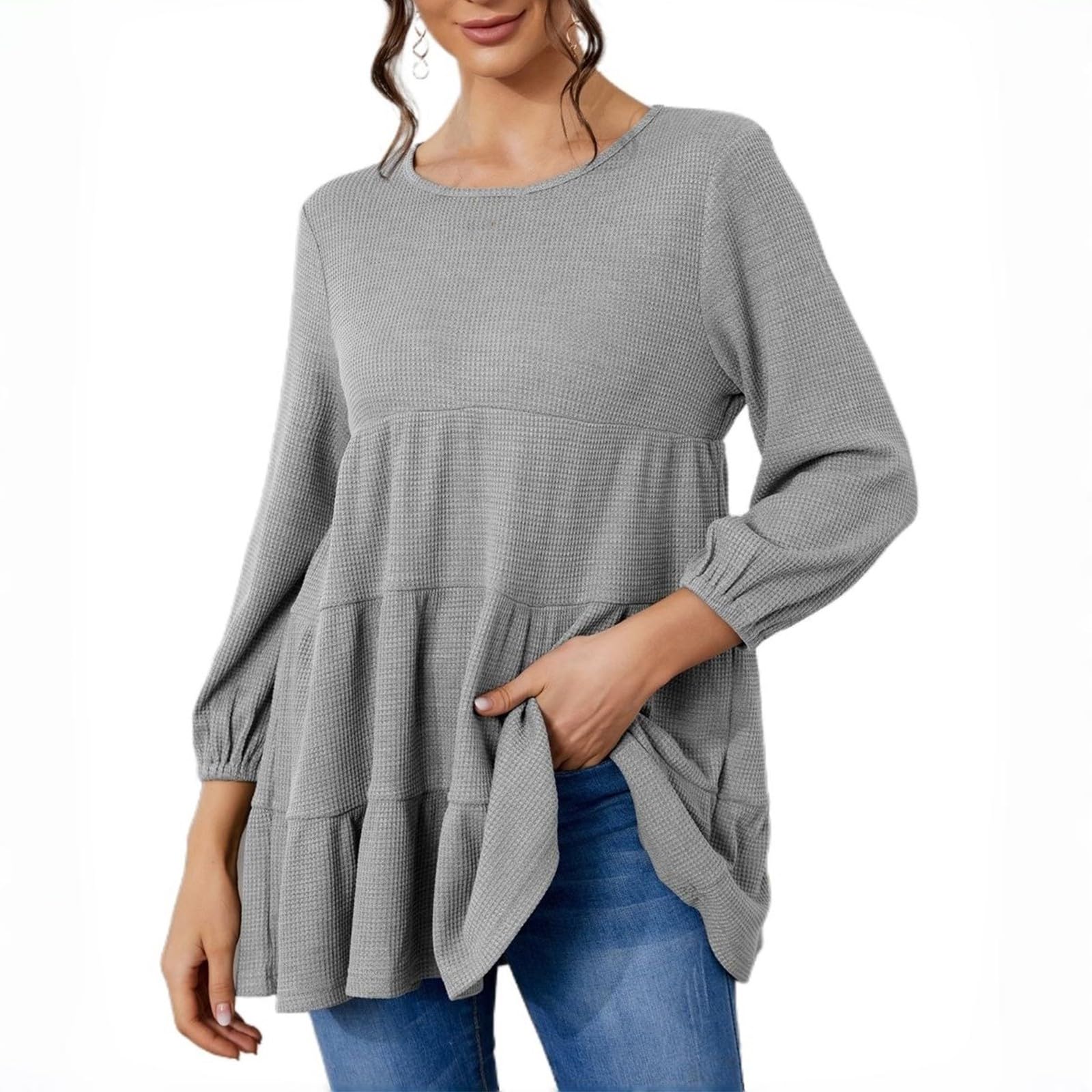women's plus size smock tops