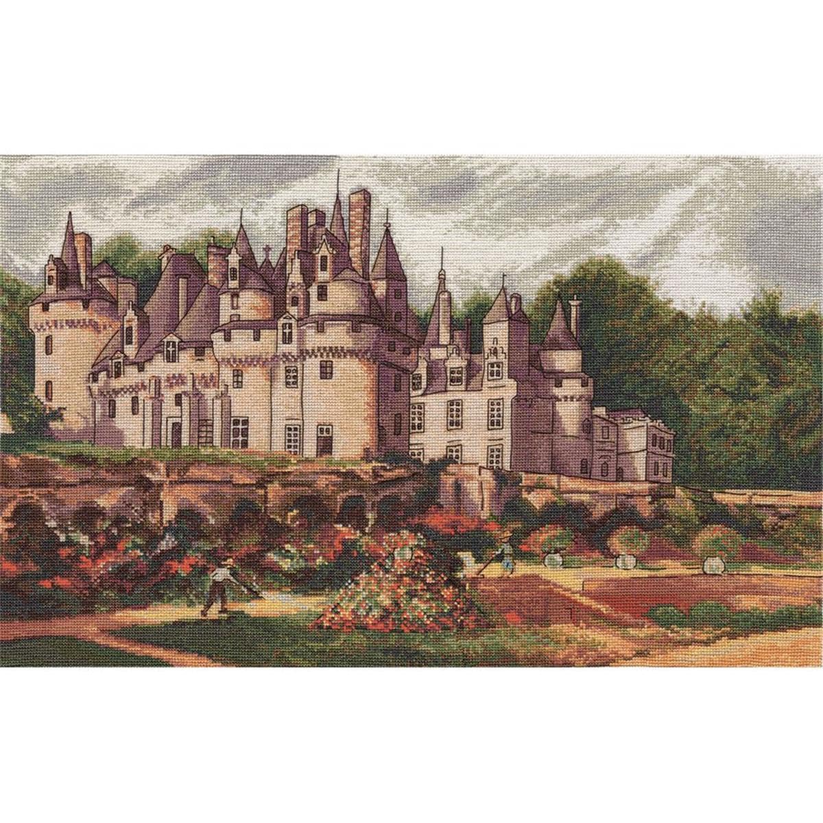 PANNA Cross Stitch Kit, Multicoloured, 44x27cm