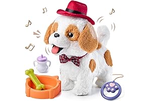 OR OR TU Perro de Juguete que Camina y ladra Plush