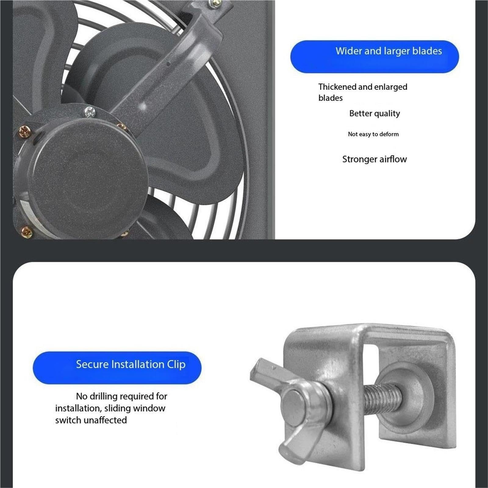 Ventilador de escape Ventilador de cocina Extractor aire Soplador cambio