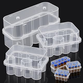 Diabetes Peptide Vial Organizer Peptide Case Vial Refrigerator Storage Case | for Fridge, Plastic, Bottle Holder, Stackable Organizer, for Diabetic Supplies Care, Space Saving Solution