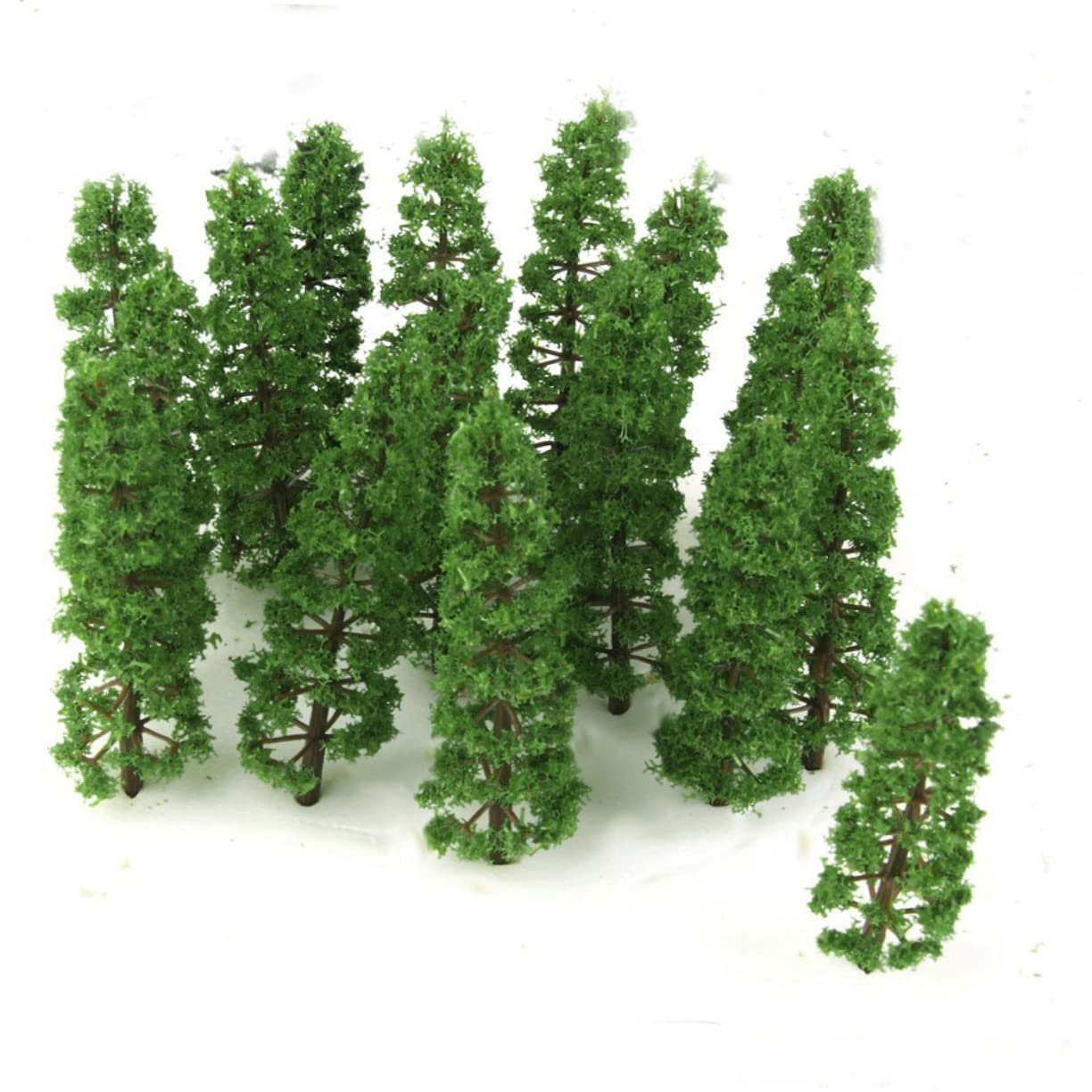 MAGICLULU 3 Set Di Mini Abeti Realistici in Scala 1/100 Per Modellismo Ferroviario 20 Pezzi * 3