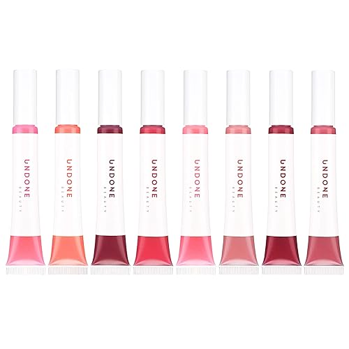 Miniatura 6 de Undone Beauty Lip Life - Tinte labial hidratante con punta exfoliante para una eliminación suave de la piel seca y brillo no pegajoso incoloro,