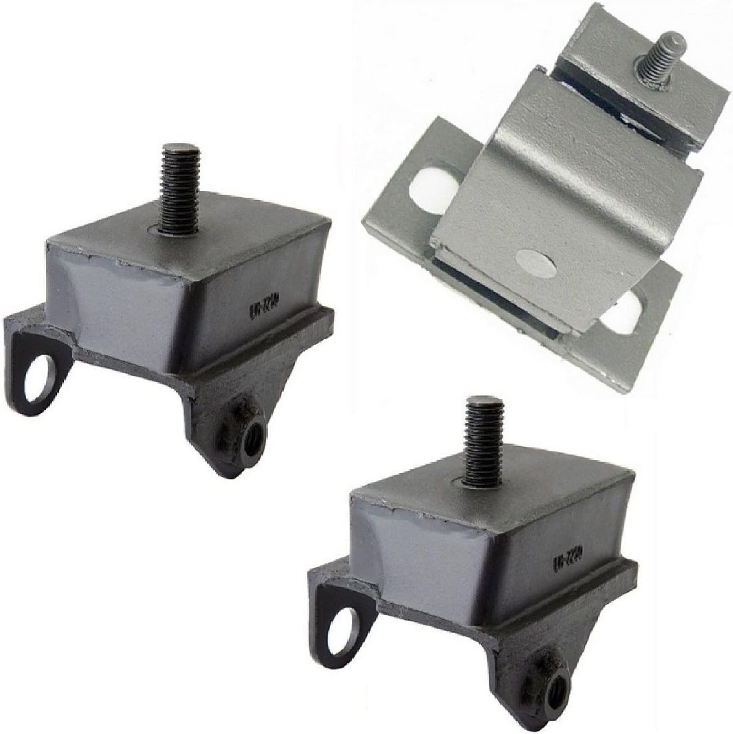 3 PCS Front Motor and Trans Mount Fit 1968-1971 Fury II (6.3L) #2250#2250#2272