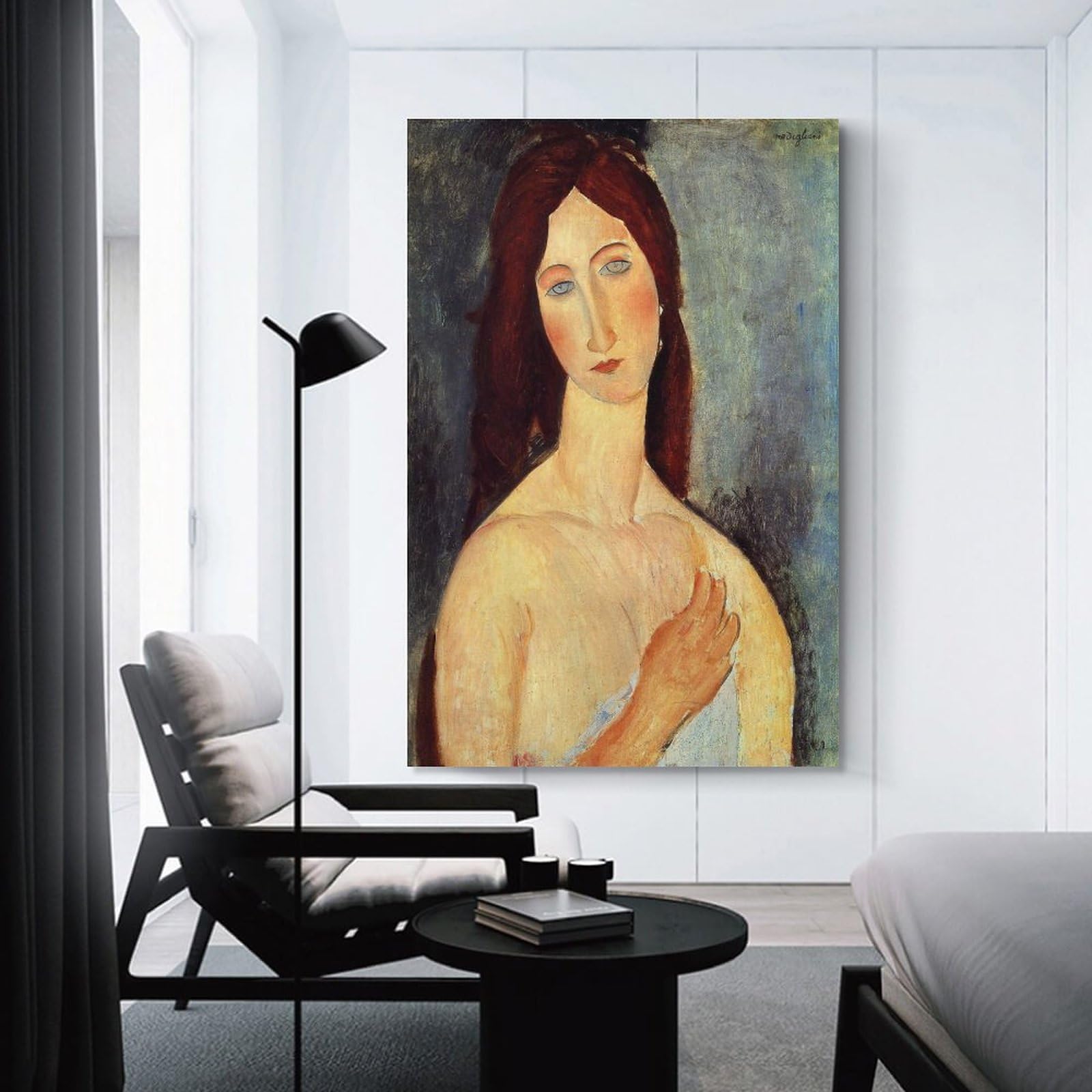 Amazon.co.jp: Amedeo Modigliani アメデオ・モディリアーニ 《肩を