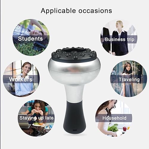 Miniatura 7 de Masajeador de celulitis, herramienta de masaje de raspado Gua Sha con temperatura y succión para aliviar el dolor muscular de la espalda, máquina