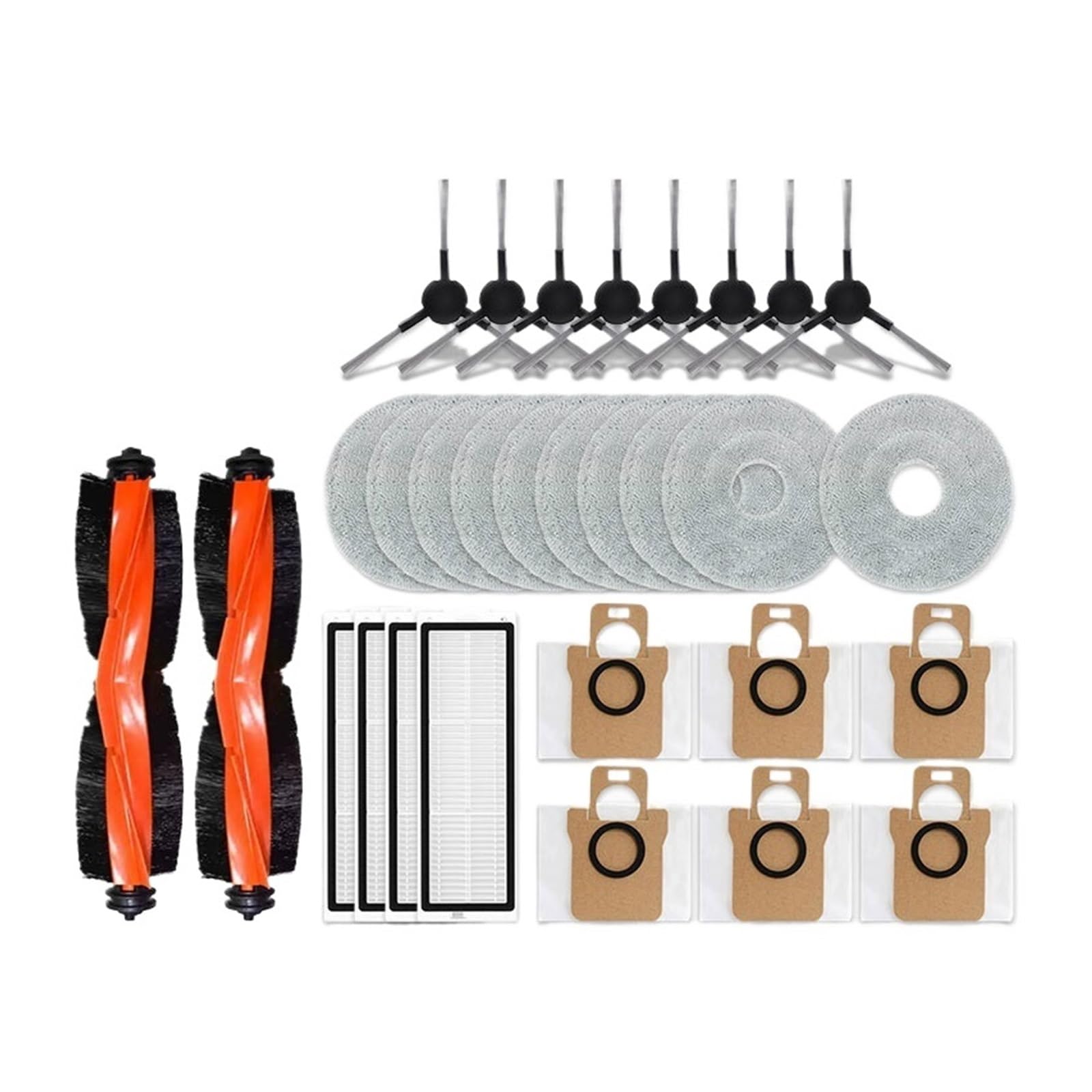 Hizon D Main Brush,Compatible For Xiaomi，Robot Vacuum X20 Pro 102Gl