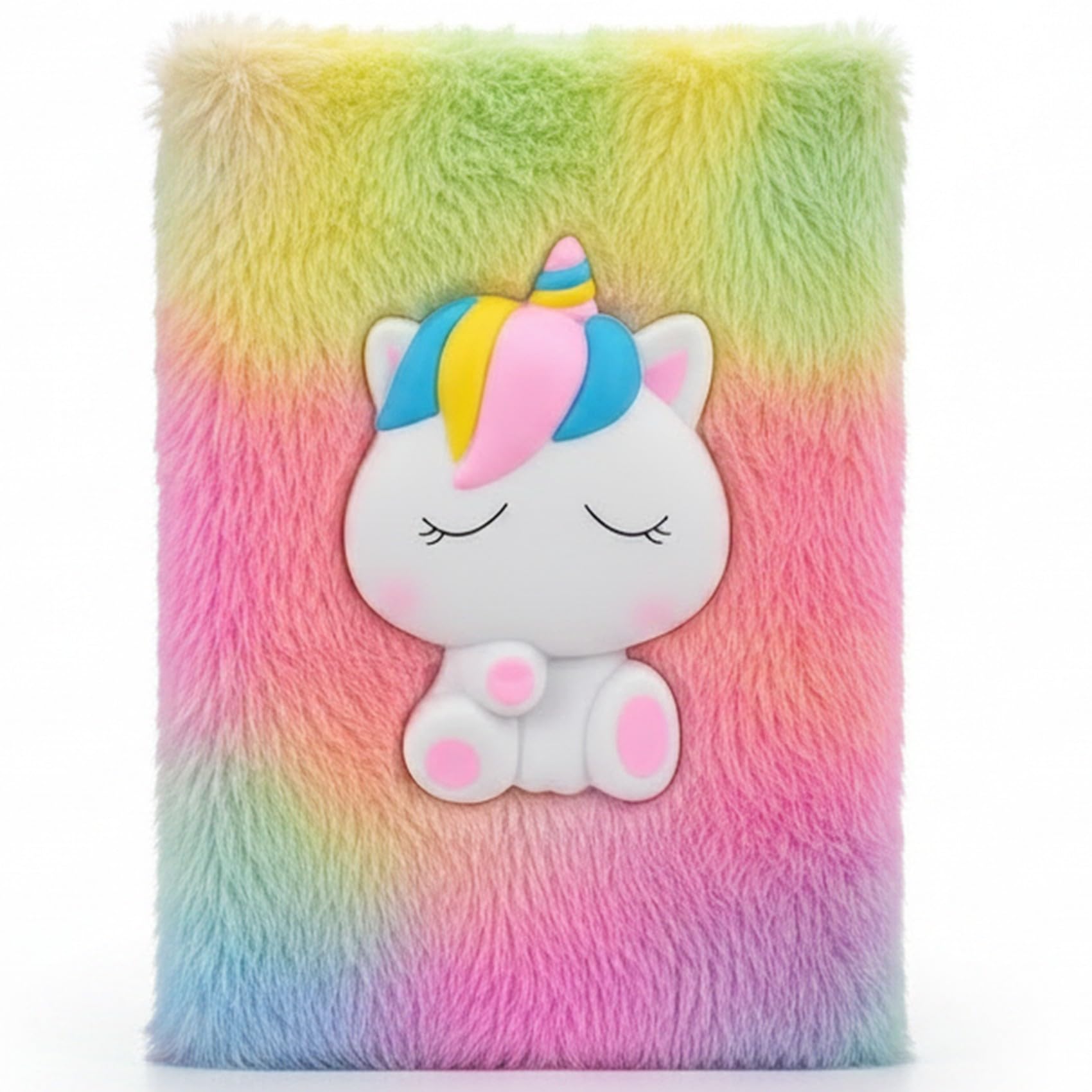 CMC Notebook Journal Cute & Soft Rainbow Diary for Kids Girls Boys Writing Drawing (A5, 160 Lined Pages)