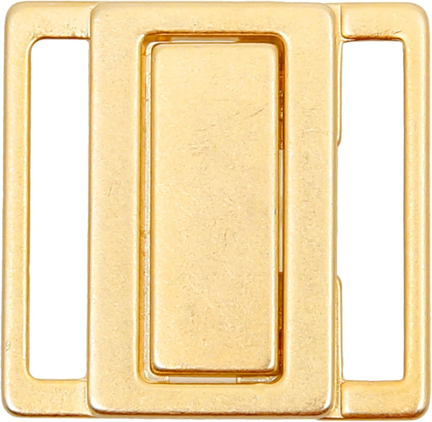 Bikiniverschluss Metall - Alt Silber 20mm Stegbreite Schneiderbedarf