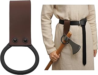 Lord of Battles Medieval Genuine Leather Axe Frog