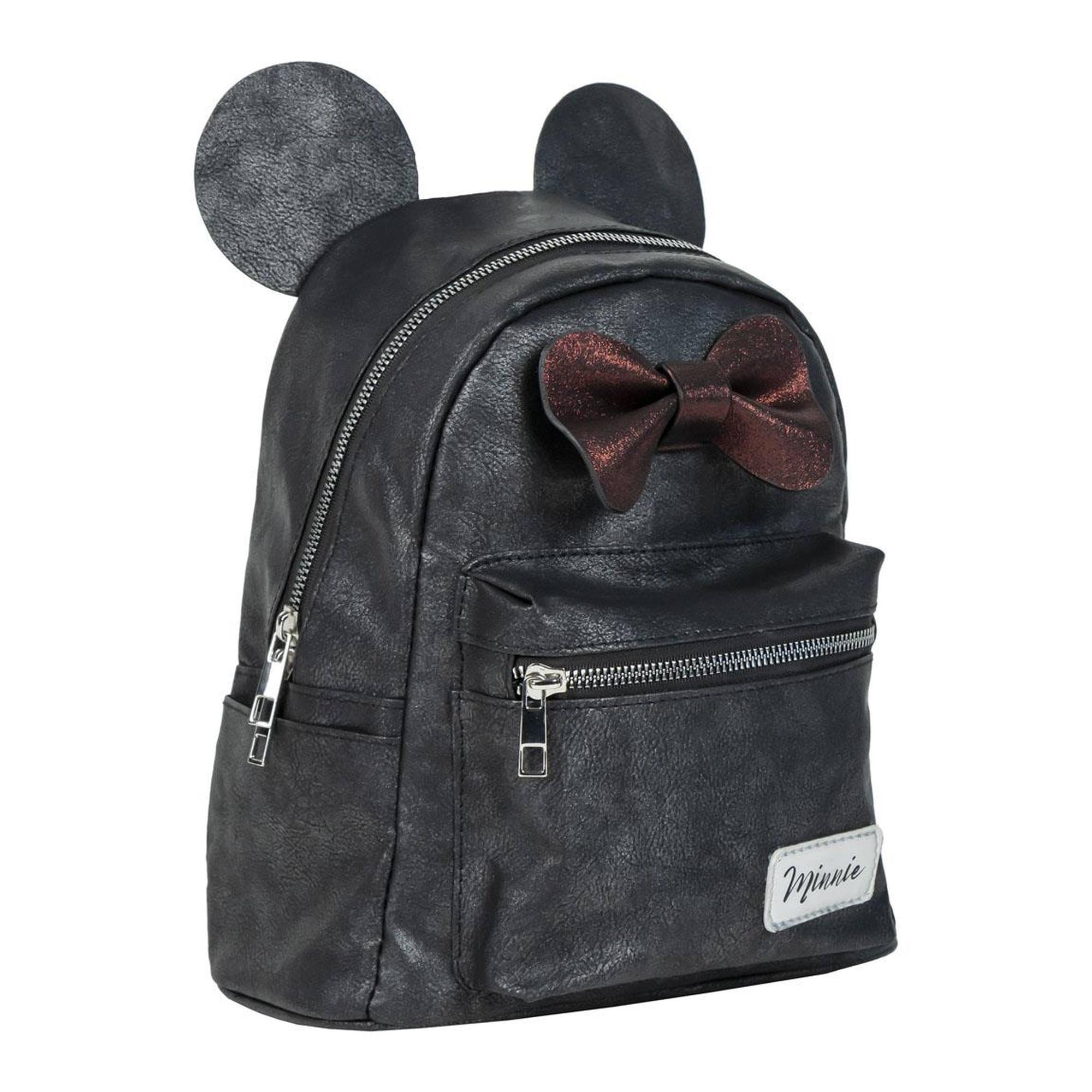 CERDÁ LIFE'S LITTLE MOMENTS Unisex's Fashion Casual Backpack Leatherette Minnie, Schwarz, Regular